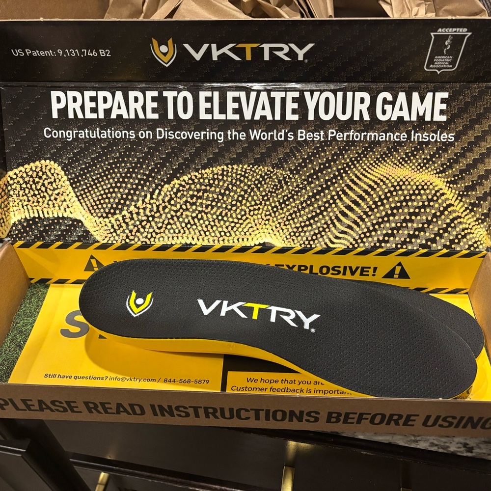 NEW in box- VKTRY Performance Insoles